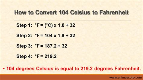 104 Fahrenheit To Celsius 104 F To C 104 Fahrenheit To Celsius 104 F To C