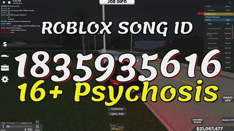 16 Psychosis Roblox Song Ids Codes Youtube 16 Psychosis Roblox Song Ids Codes Youtube