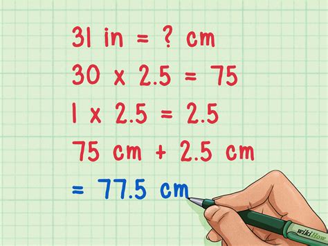 3 Ways To Convert Inches To Centimeters Wikihow 3 Ways To Convert Inches To Centimeters Wikihow