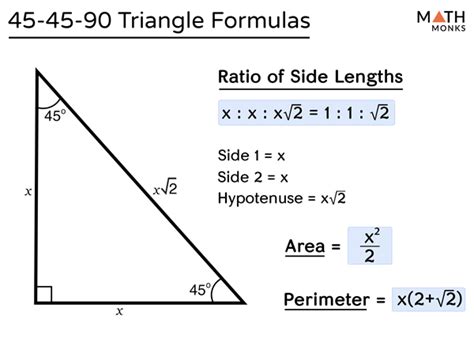 45 45 90 Triangle Formula Rules Examples Video Worksheets Library 45 45 90 Triangle Formula Rules Examples Video Worksheets Library