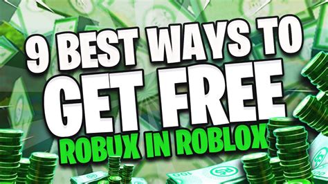 9 Best Ways To Get Free Robux In Roblox Youtube 9 Best Ways To Get Free Robux In Roblox Youtube