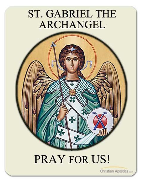 About St Gabriel The Archangel Patron Saint Article About St Gabriel The Archangel Patron Saint Article