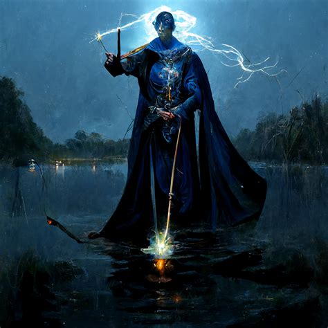 Ai Characters Art The Blue Wizard Ai Characters Art The Blue Wizard