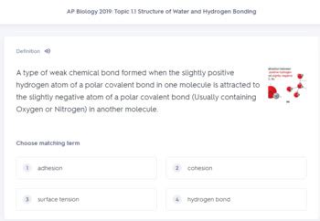 Ap Bio Unit 1 Water Structure And Hydrogen Bonding Answers Quizlet Ap Biology Knowunity Ap Bio Unit 1 Water Structure And Hydrogen Bonding Answers Quizlet Ap Biology Knowunity