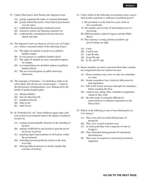 Ap Gov Practice Test