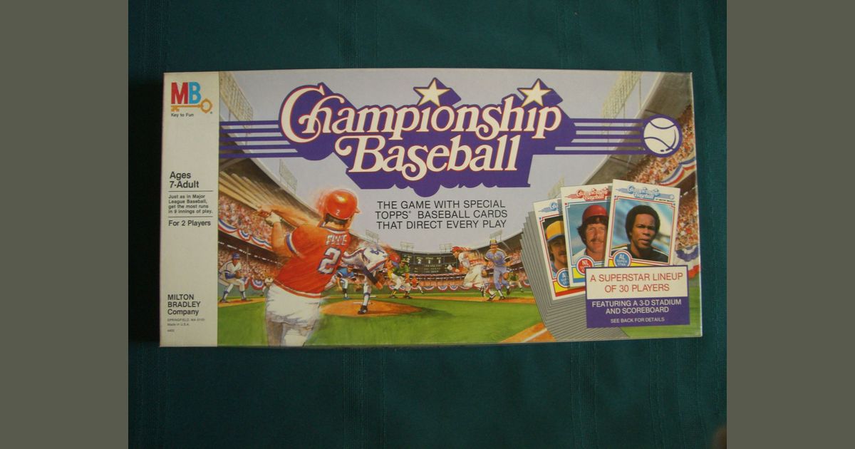 5 Baseball Board Games