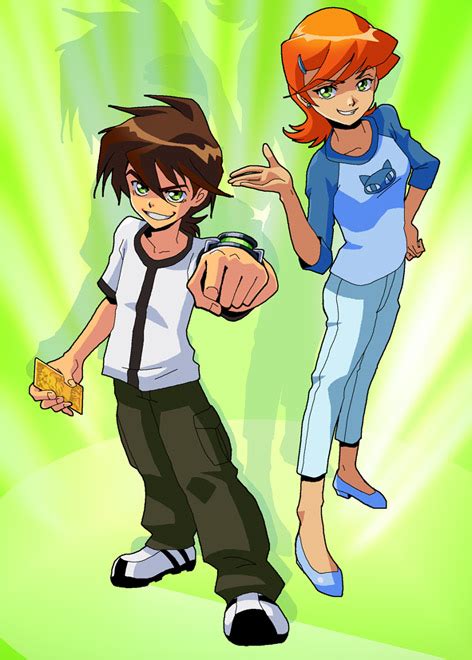Benjamin Kirby Tennyson And Gwendolyn Tennyson Ben 10 Drawn By Koutei Benjamin Kirby Tennyson And Gwendolyn Tennyson Ben 10 Drawn By Koutei