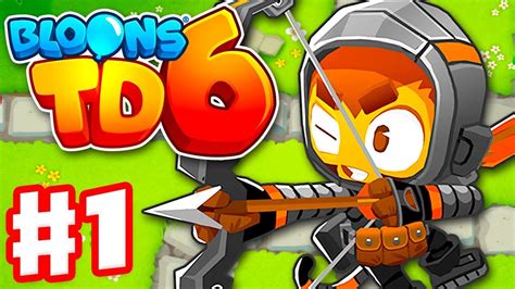 Bloons Td 6 Gameplay Walkthrough Part 1 Quincy The Archer In Monkey Bloons Td 6 Gameplay Walkthrough Part 1 Quincy The Archer In Monkey