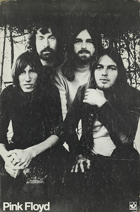 Bonhams A Pink Floyd Group Portrait Promotional Poster Bonhams A Pink Floyd Group Portrait Promotional Poster