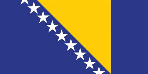 Bosnia Country Flag