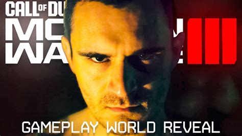 Call Of Duty 2023 Modern Warfare 3 Gameplay World Reveal Youtube