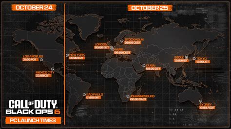 Call Of Duty Black Ops 6 Release And Pre Load Times Revealed Call Of Duty Black Ops 6 Release And Pre Load Times Revealed