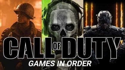 Call Of Duty Games In Order Chronological And Release Call Of Duty Games In Order Chronological And Release