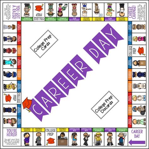 Career Day A Board Game For Career Education And Exploration Career Day A Board Game For Career Education And Exploration