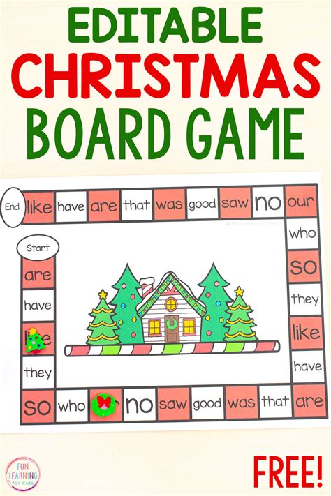 Christmas Board Game Christmas Games For Kids