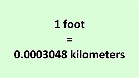 Convert Foot To Kilometer Excelnotes Convert Foot To Kilometer Excelnotes