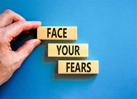 Face Your Fears And Support Symbol Concept Words Face Your Fears On Face Your Fears And Support Symbol Concept Words Face Your Fears On