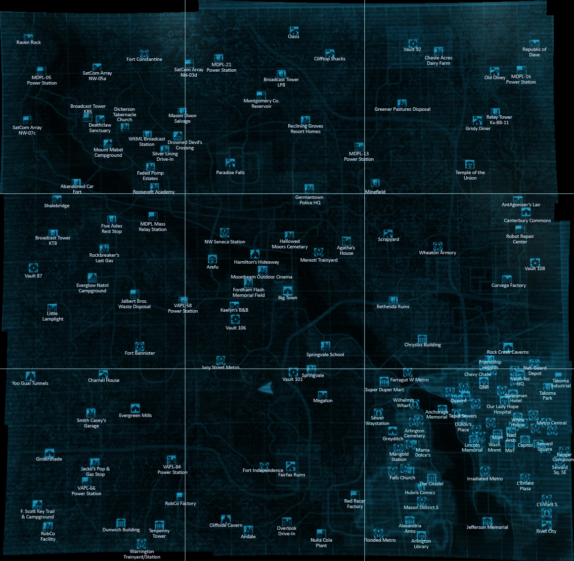 5 Fallout 3 Maps