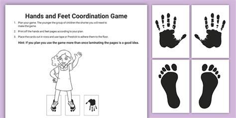 Free Hands And Feet Coordination Game Teacher Made Free Hands And Feet Coordination Game Teacher Made