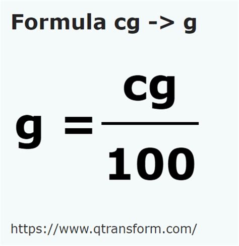 G To Cg