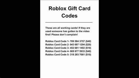 Get Unused Roblox Gift Card Code-💧2022💧 & 📲 100% Live Redeem Proof 📲 ...