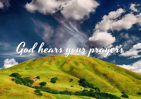 God Hears Your Prayers Wall Art Canvas Print God Hears Your Prayers Wall Art Canvas Print