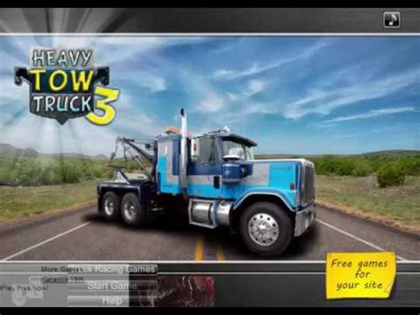 Heavy Tow Truck 3 Car Towing Game Game Playthrough Youtube