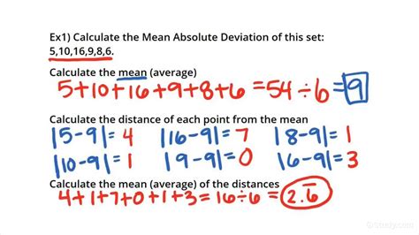 How Do You Find The Mean Absolute Deviation