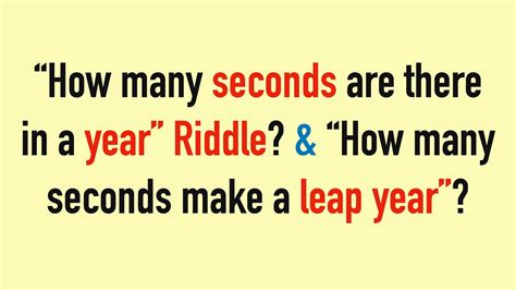How Many Seconds In A Year Avaexmelendez How Many Seconds In A Year Avaexmelendez
