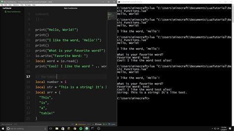 Learn Lua Coding Basics