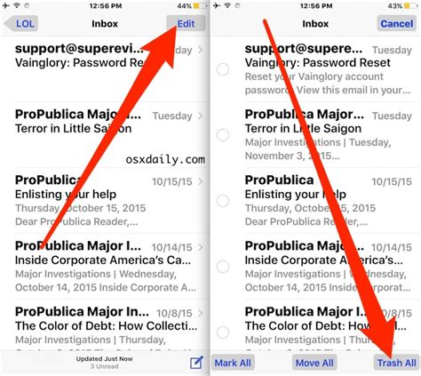 How To Delete Or Mass Delete All Emails At Once On An Iphone How To Delete Or Mass Delete All Emails At Once On An Iphone