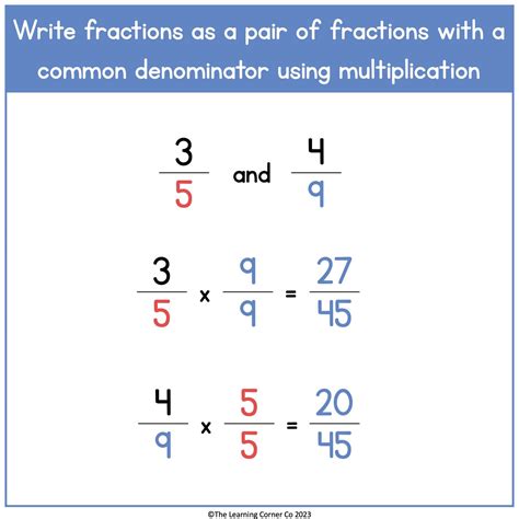 How To Find Common Denominator Fractions