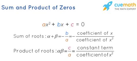 How To Find Sum And Product Of Zeros Of Equations How To Find Sum And Product Of Zeros Of Equations