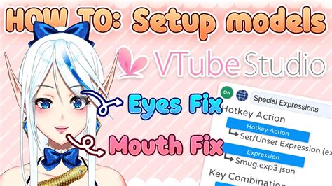 How To Live2d Vtube Studio Tutorial Fix Weird Eyes And Mouth