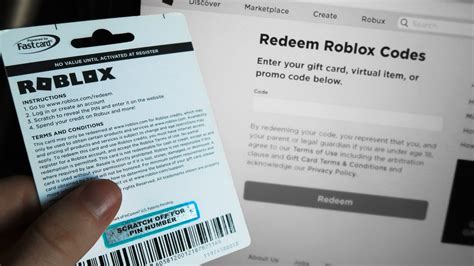 How To Redeem A Robux Gift Card Roblox Roblox Redeem Card