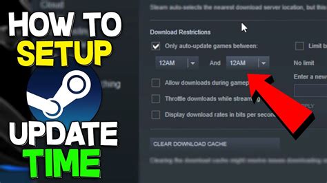 How To Setup Update Download Scheduled Times Steam 2022 Youtube How To Setup Update Download Scheduled Times Steam 2022 Youtube