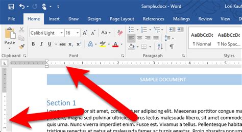 How To Show And Use A Ruler In Word Document How To Show And Use A Ruler In Word Document