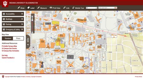 Indiana University Bloomington Campus Map