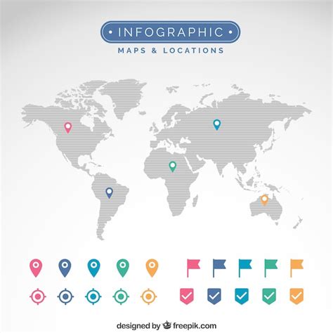 Infographic Location Map Map Infographic Location Map Map