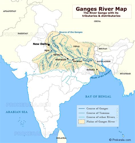 Insert A Political Map Of The Ganges River