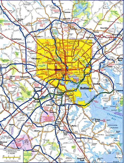 Map Of Baltimore