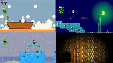 Mario Fan Game Demo Involving Gunplay And Physics Emphasized Movement