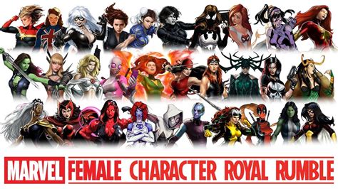 Marvel Female Characters List Marvel Female Characters List