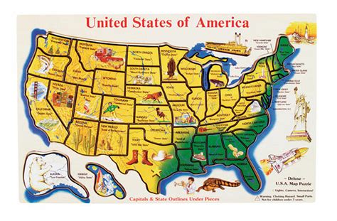 Melissa Doug Large U S A Map Wooden Puzzle States And State Capital Olde Church Emporium Melissa Doug Large U S A Map Wooden Puzzle States And State Capital Olde Church Emporium
