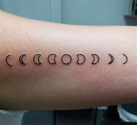 Moon Phase Tattoo
