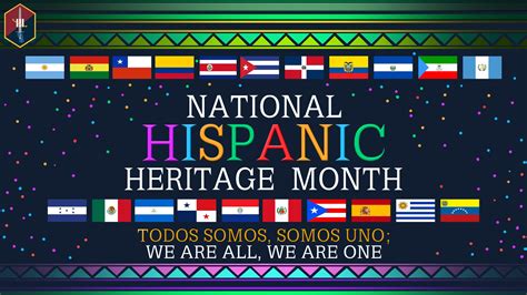 National Hispanic Heritage Month In September And October Hispanic And National Hispanic Heritage Month In September And October Hispanic And