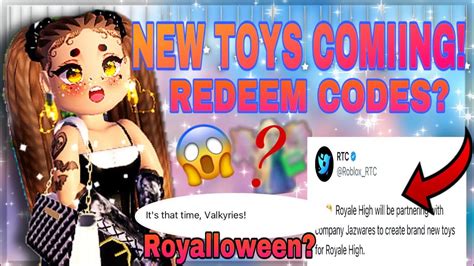 New Toys Coming To Royale High New Redeem Codes Royalloween Coming New Toys Coming To Royale High New Redeem Codes Royalloween Coming