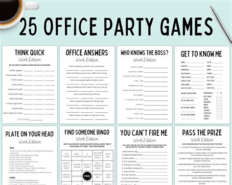 Office Party Game Work Party Games Team Meeting Games Work Etsy Office Party Game Work Party Games Team Meeting Games Work Etsy