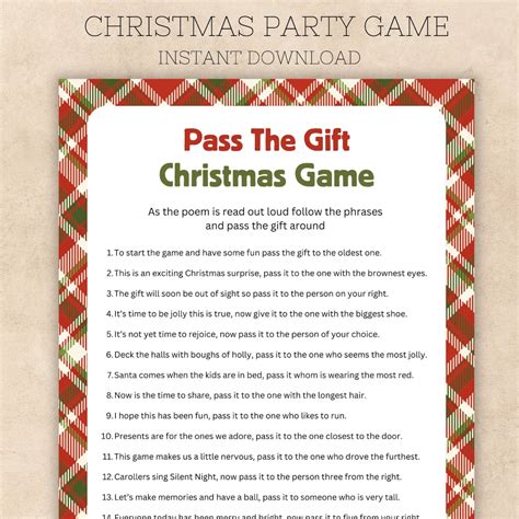 Pass The Present Game Fun