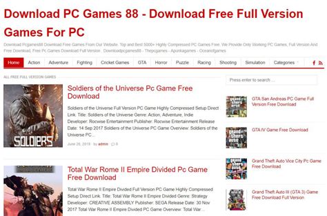 Download PC Games Website